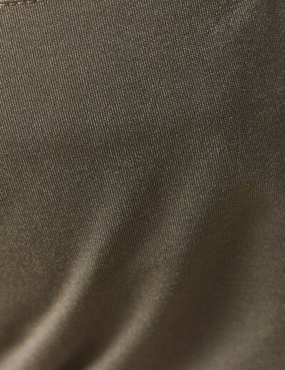 Pantalon chino stretch vert fonc&eacute; homme
