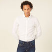 Chemise manches longues blanc homme