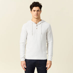 pull a capuche ecru homme Pull à capuche ecru homme