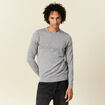 Pull 100% laine mérinos gris foncé homme