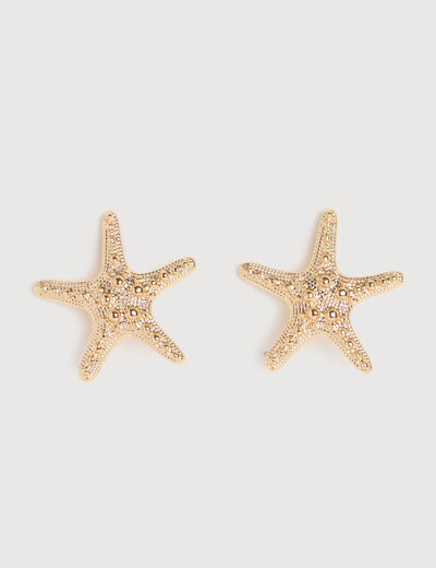 Boucles d'oreilles couleur or femme