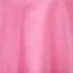 T-shirt col v manches courtes en coton rose framboise femme