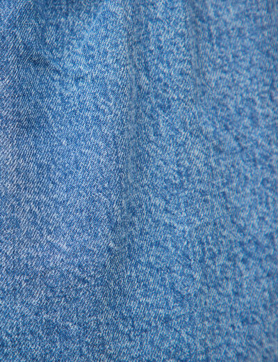 Robe bretelle en jeans col rond denim used femme