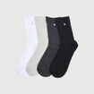 Lot de 4 paires de chaussettes noir femme