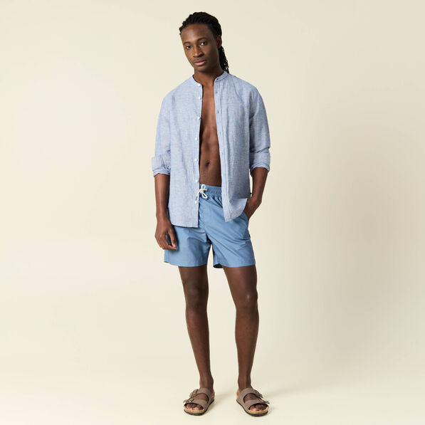 short de bain bleu fonce homme Short de bain bleu foncé homme