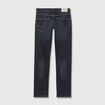 Jeans straight longueur 34 denim brut homme