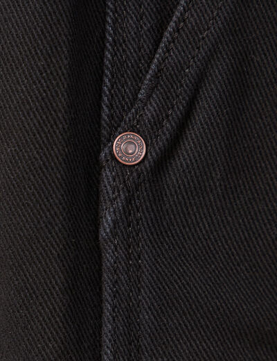 Jeans relax charpentier noir homme