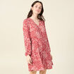 Robe éco-responsable rouge femme