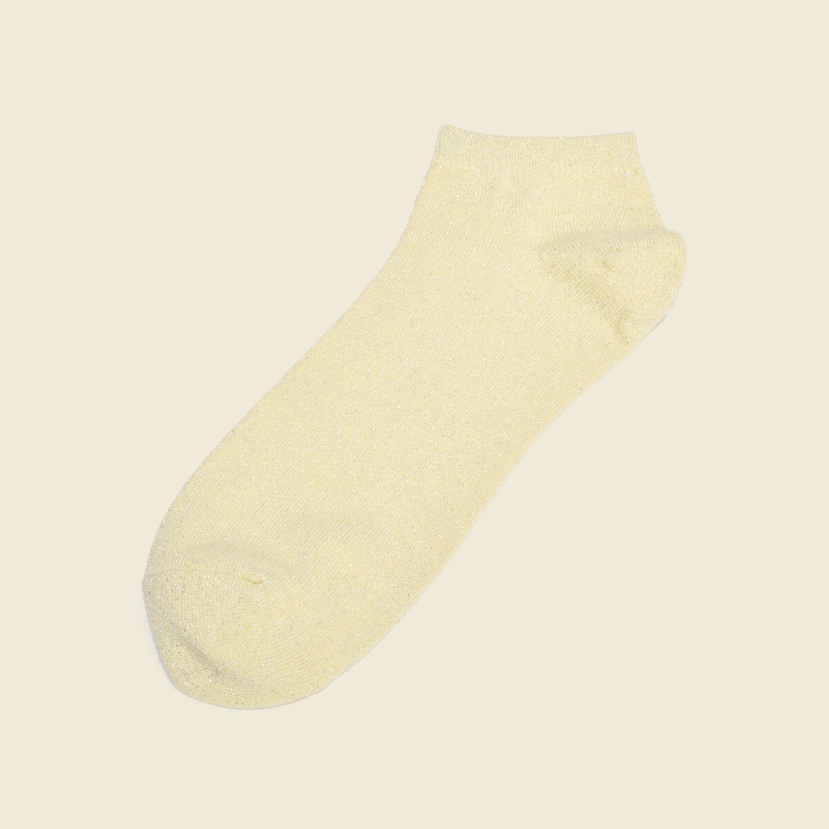 Chaussettes jaune clair femme