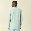 T-shirt manches longues vert pastel homme