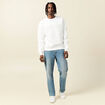 Sweat manches longues ecru homme