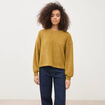 Sweat manches longues camel femme