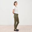 Pantalon Audrey - skinny push up vert kaki femme