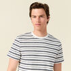 T-shirt manches courtes ecru homme