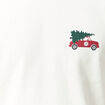 Pyjama coton haut et bas blanc homme