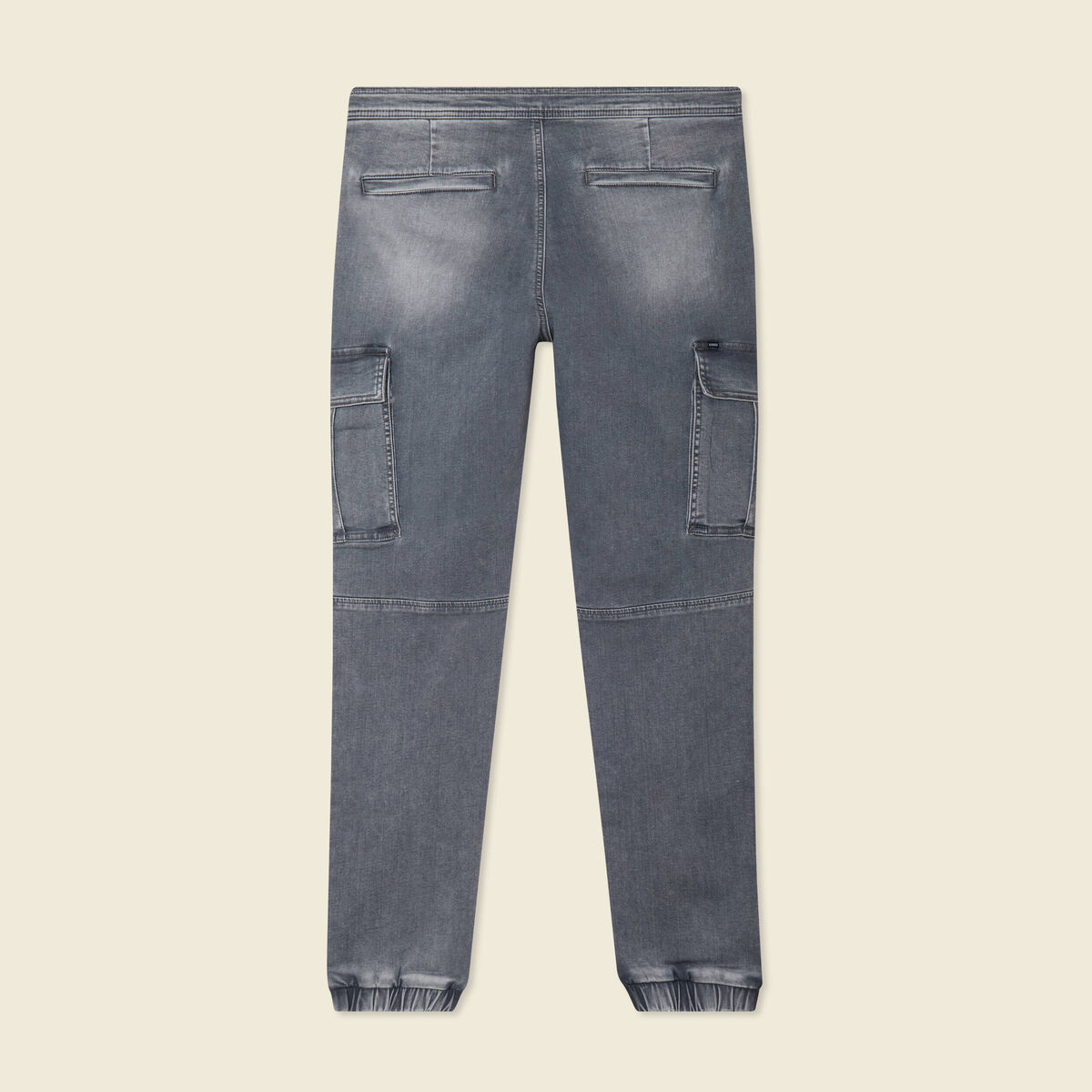 Jeans jogger battle denim gris homme