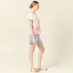 T-shirt éco-responsable rose pastel femme