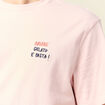 T-shirt manches courtes rose clair homme