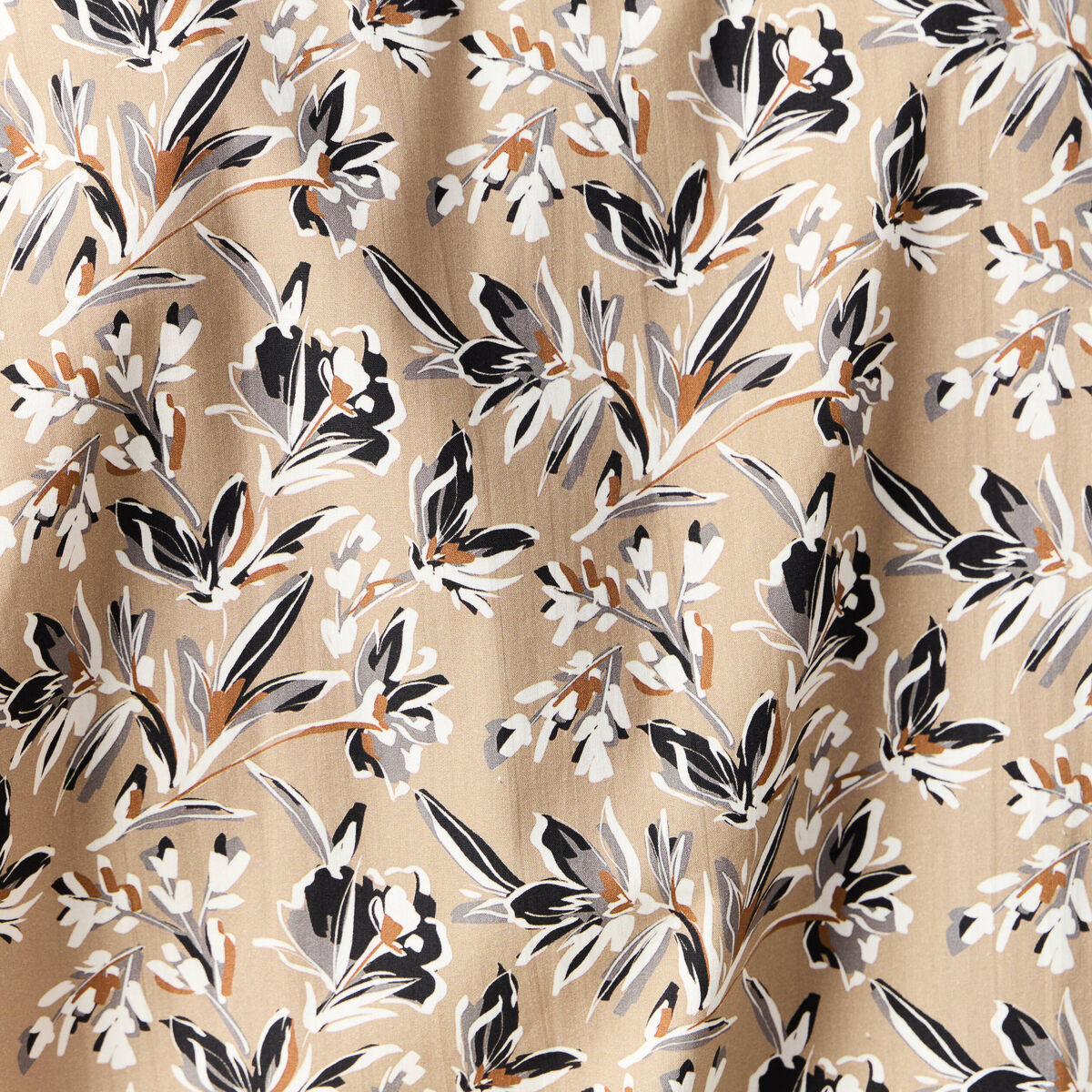Chemise &agrave; manches longues beige homme
