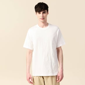 t shirt manches courtes brode ecru homme T-shirt manches courtes brodé ecru homme