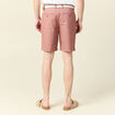 Bermuda droit chino ceinture marron cognac homme