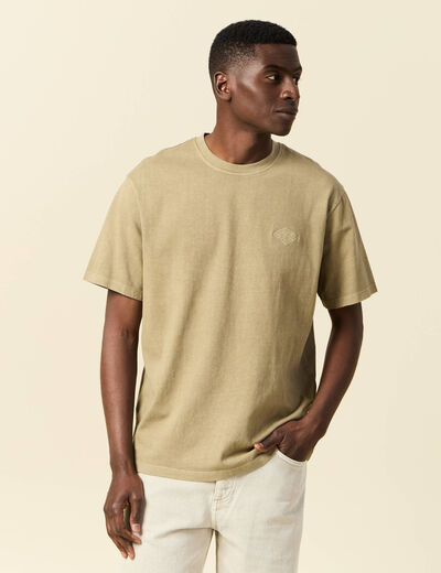 T-shirt manches courtes gris homme