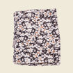 Foulard plissé noir femme
