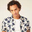 Chemise manches courtes beige homme