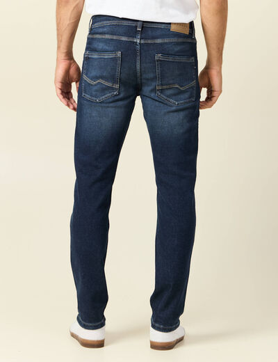 Jeans straight ultra stretch denim brut homme