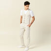 Veston sans manches sable homme