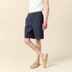 Bermuda droit bleu marine homme