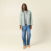 Pull col en V éco-responsable gris foncé homme