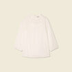 Blouse manches 3/4 ecru femme