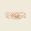 Ceinture irisée beige femme