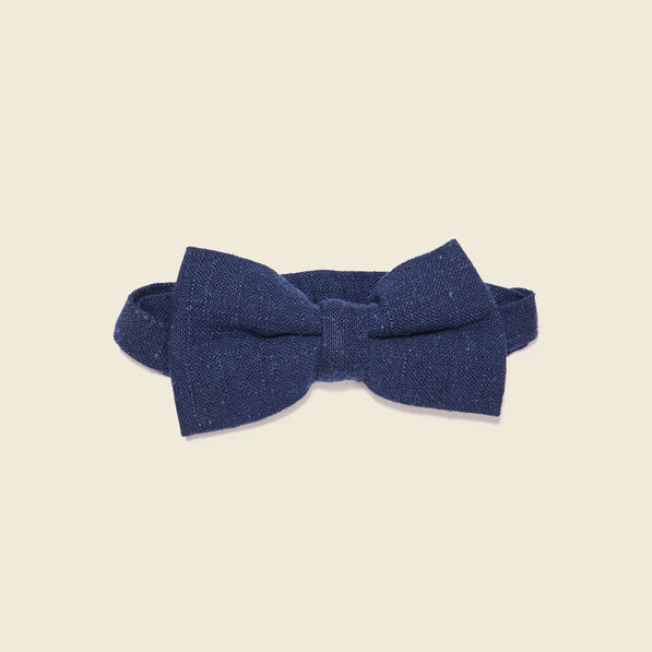 Noeud de papillon bleu foncé homme