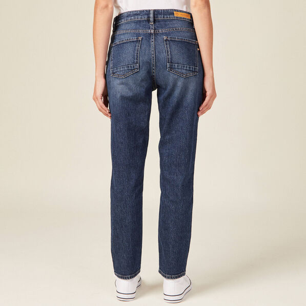 Jeans slim 7/8ème denim brut femme