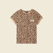 T-shirt manches courtes camel femme