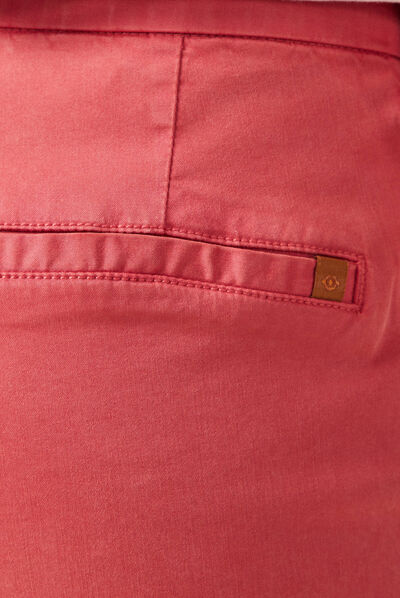 Pantalon chino Instinct terracotta femme