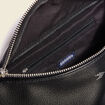 Sac banane simili cuir noir femme