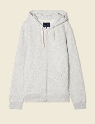 Sweat éco-responsable gris homme