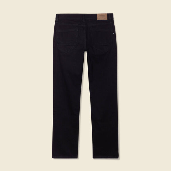 Jeans éco-responsable regular denim noir homme