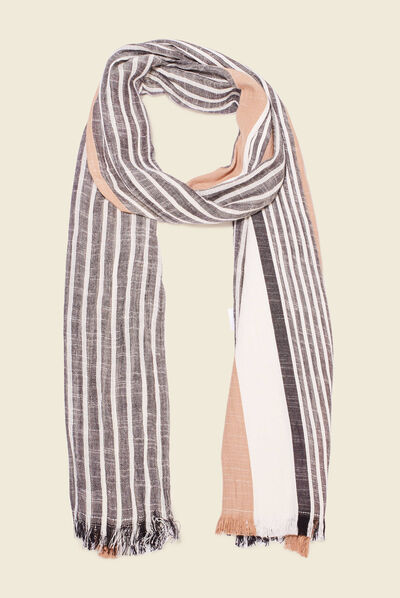 Foulard beige homme