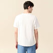 T-shirt manches courtes ecru homme