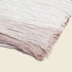 Foulard effet froissé marron cognac homme