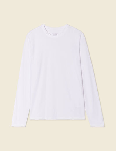 T-shirt éco-responsable blanc homme