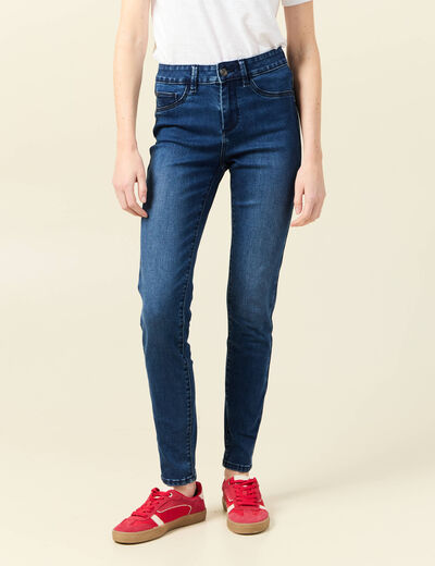 Jeans jegging denim stone femme