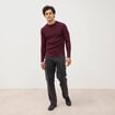 Jeans large relaxed denim noir homme