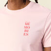T-shirt manches courtes rose pastel homme