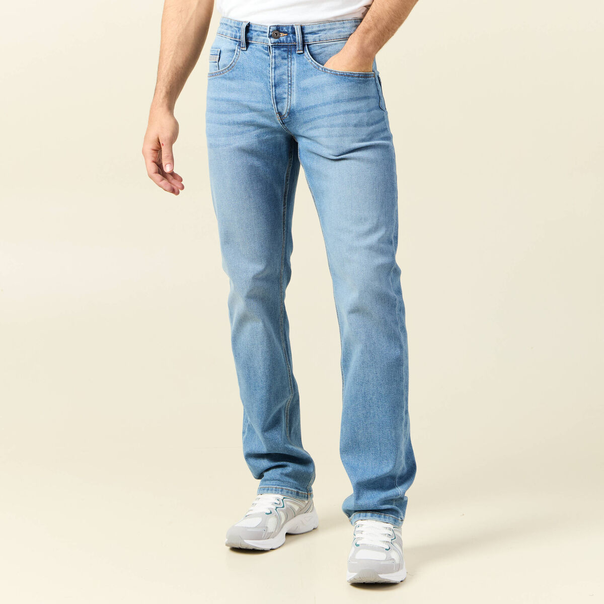 Jeans regular éco-responsable denim used homme