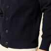 Gilet manches longues bleu marine homme